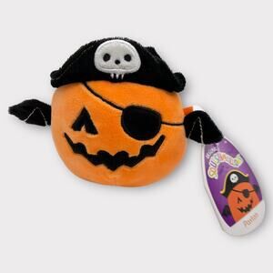 NWT 4” Paxton the Pumpkin Pirate Exclusive 2021 Jack O Lantern Squishmallow